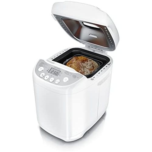  Arendo Bread maker with 580 watts Bread baking machine 13 programmes 750 1000 g viewing window 60 minutes warming function time delay non stick coating GS tested sa