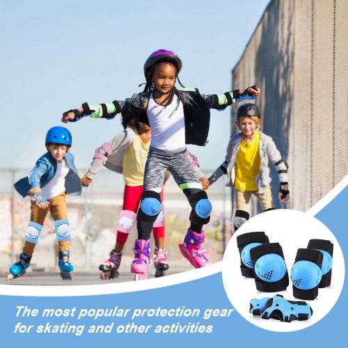  ArgoHome Kids Protective Gear Knee Pads Elbow Pads for Kids, Toddler Knee Pads and Elbow Pads Set Wrist Guards for Roller Skate Biking, Riding, Cycling Skating Scooter