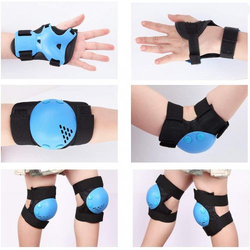  ArgoHome Kids Protective Gear Knee Pads Elbow Pads for Kids, Toddler Knee Pads and Elbow Pads Set Wrist Guards for Roller Skate Biking, Riding, Cycling Skating Scooter