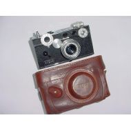 Vintage Argus 35mm Rangefinder Brick Camera with Argus 50mm Lens and Case