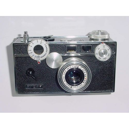 Vintage Argus 35mm Rangefinder Brick Camera with Argus 50mm Lens and Case