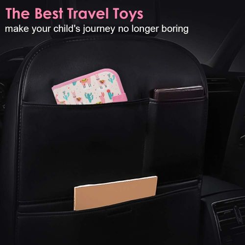  [아마존베스트]AriTan New Leather Surface Erasable Drawing Pad Toys(Alpaca), Road Trip Car Travel Airplane Activities Game, Magna Writing Board for Kids Toddlers Boys Girls Age 2 3 4 5 6 7 8 Year Old