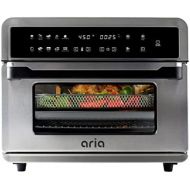 Aria Air Fryers Aria 30 Qt. Touchscreen Toaster Oven with Recipe Book, Brushed Stainless Steel