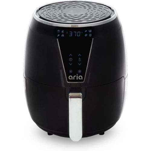  [아마존베스트]Aria Air Fryers CFA-897 Aria Ceramic Air Fryer, 5Qt, Premium Black