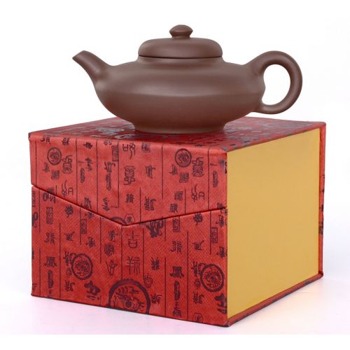  Aricola Yixing Ton Teekanne Ningbo Handgefertigt 300ml in Eleganter Geschenkbox