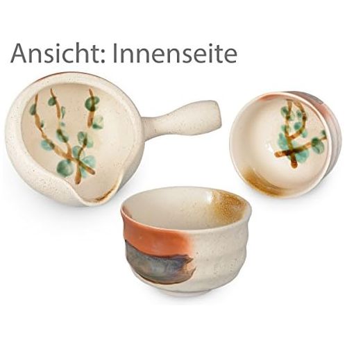  Aricola tea4chill  NEU! Matcha-Set fuer Zwei. Einmal anschlagen zweimal geniessen! 1 Matcha-Anschlagschale und 2 Matcha-Trinkschalen in beige-braun + Zubehoer