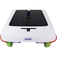 Solar Breeze Ariel Automatic Robot Solar Pool Skimmer with Easy to Empty Oversized Filter Tray and Integrated Smart Technology with Obstacle Avoidance, Plus Solar Powered Cordless