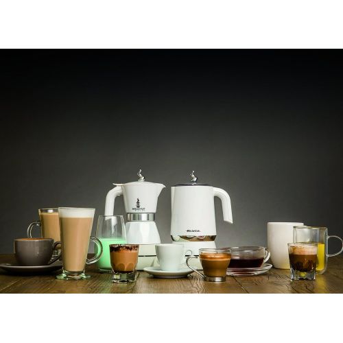  Ariete 1344 Breakfast Station 3-in 1 Espressokocher, Wasserkocher, Milchaufschaeumer, plastic 250 milliliters, Weiss