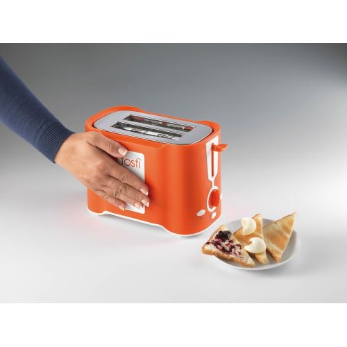  Ariete Tosti124/11 00C012411AR0 Tostì Toaster, orange, Kunststoff