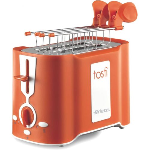  Ariete Tosti124/11 00C012411AR0 Tostì Toaster, orange, Kunststoff