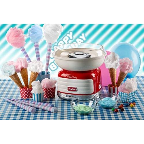  [아마존베스트]Ariete Cotton Candy 450W Cotton Candy Floss Maker - Red