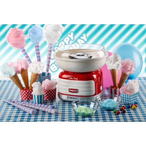  [아마존베스트]Ariete Cotton Candy 450W Cotton Candy Floss Maker - Red