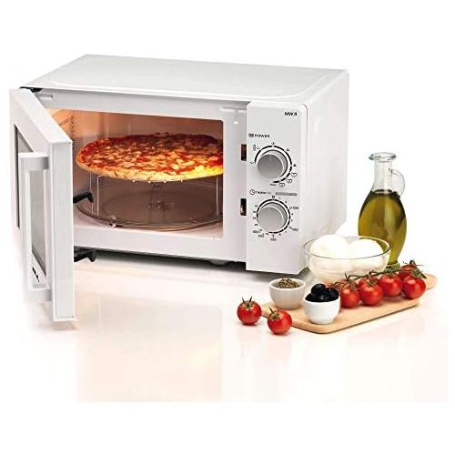  [아마존베스트]Ariete 952 Combination Microwave 20 Litres Warm Cooking Defrost 5 Power Levels 3 Combination Functions Grill Turntable 25.5 cm Timer 35 Minutes White