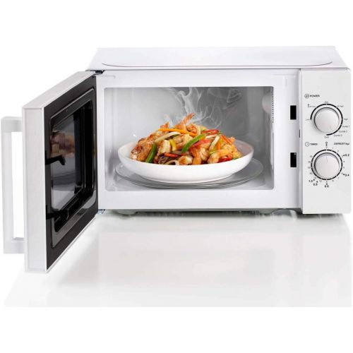  [아마존베스트]Ariete 952 Combination Microwave 20 Litres Warm Cooking Defrost 5 Power Levels 3 Combination Functions Grill Turntable 25.5 cm Timer 35 Minutes White