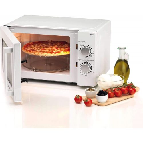  [아마존베스트]Ariete 952 Combination Microwave 20 Litres Warm Cooking Defrost 5 Power Levels 3 Combination Functions Grill Turntable 25.5 cm Timer 35 Minutes White