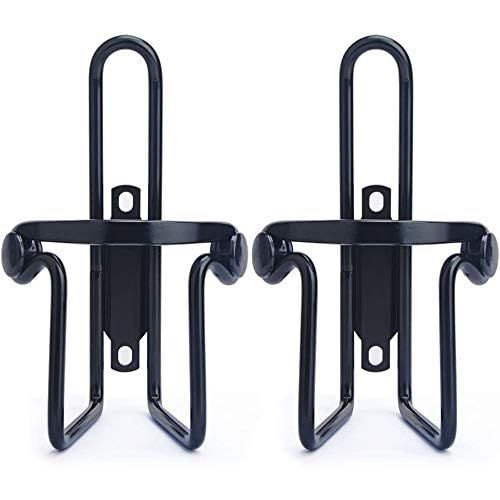  Ariie Bike Water Bottle Cages, Bike Bicycle Lightweight Aluminum Alloy Bottle Holder Cages for Outdoor Activities 2 Pack