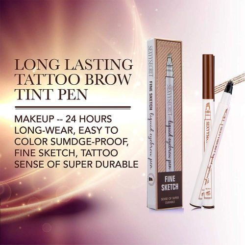  [아마존 핫딜]  [아마존핫딜]Arishine Eyebrow Tattoo Pen Microblading Eyebrow Pencil Tattoo Brow Ink Pen with a Micro-Fork Tip Applicator...