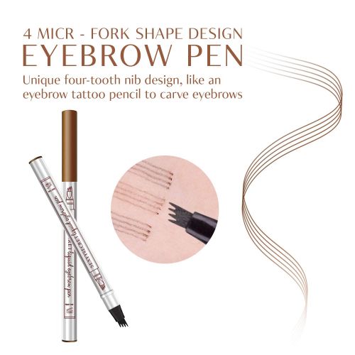  [아마존 핫딜]  [아마존핫딜]Arishine Eyebrow Tattoo Pen Microblading Eyebrow Pencil Tattoo Brow Ink Pen with a Micro-Fork Tip Applicator...