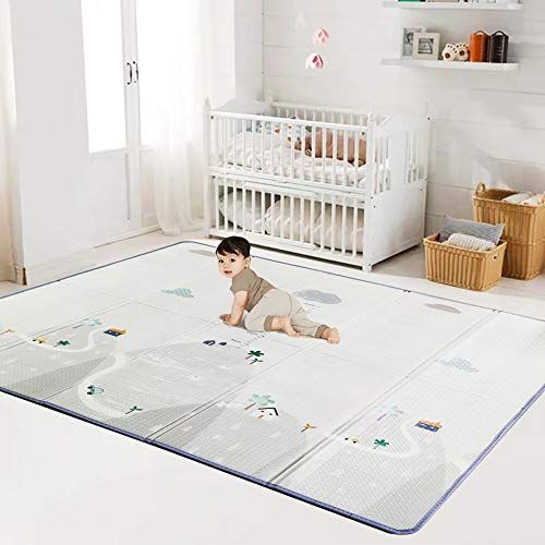  Arkmiido Baby Play Mat Folding Extra Large Waterproof Baby Crawling Mat for Infants Toddlers, Crawling, Gym or Tummy Time