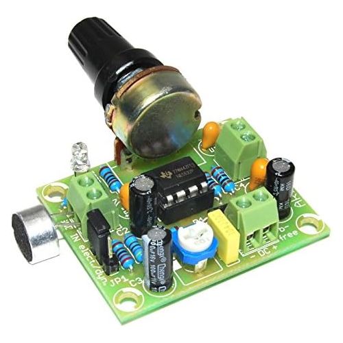 [아마존베스트]Arlikits AR172Microphone Amplifier Kit Electret Adjustable Green
