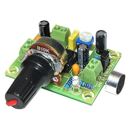  [아마존베스트]Arlikits AR172Microphone Amplifier Kit Electret Adjustable Green