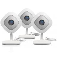 Arlo Technologies, Inc Arlo Q  Wired, 1080p HD Security Camera (3 Pack)| 2-way Audio | Indoor only | Cloud Storage Included | Works with Alexa (VMC3040)