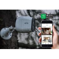 Arlo Technologies, Inc Arlo Pro - Wireless Home Security Camera System with Extra Battery | Rechargeable, Night vision, Indoor/Outdoor, HD Video, 2-Way Audio, Wall Mount | Cloud Storage Included | 3 came