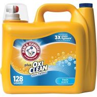 Arm & Hammer Plus OxiClean Fresh Scent, 128 Loads Liquid Laundry Detergent, 166.5 Fl oz