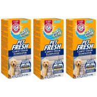 Arm & Hammer Pet Fresh Carpet Odor Eliminator Plus Oxi Clean Dirt Fighters (Pack of 3), 48.9 Ounce