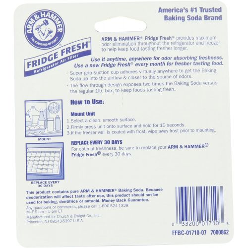  Arm & Hammer Fridge Fresh Refrigerator Air Filter (Pack of 4)