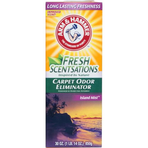  Arm & Hammer Carpet Odor Elimantor, Island Mist 30 oz. (Packaging may vary) Pack of 6