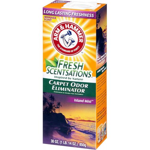  Arm & Hammer Carpet Odor Elimantor, Island Mist 30 oz. (Packaging may vary) Pack of 6