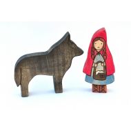 ArmadilloDreams Little Red Riding Hood & Big Bad Wolf - Handmade Toy