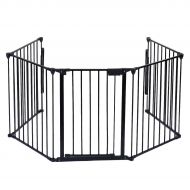 Armando Fireplace Fence Baby Safety Fence Hearth Gate BBQ Metal Fire Gate Pet Dog Cat