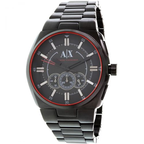  Armani Exchange Men ft s Chronograph Black Dial Black Stainless Steel Bracelet Watch AX1801 by Armani Exchange