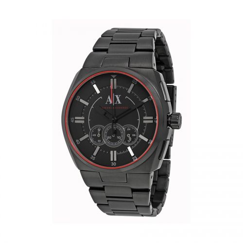  Armani Exchange Men ft s Chronograph Black Dial Black Stainless Steel Bracelet Watch AX1801 by Armani Exchange