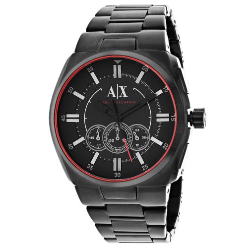  Armani Exchange Men ft s Chronograph Black Dial Black Stainless Steel Bracelet Watch AX1801 by Armani Exchange