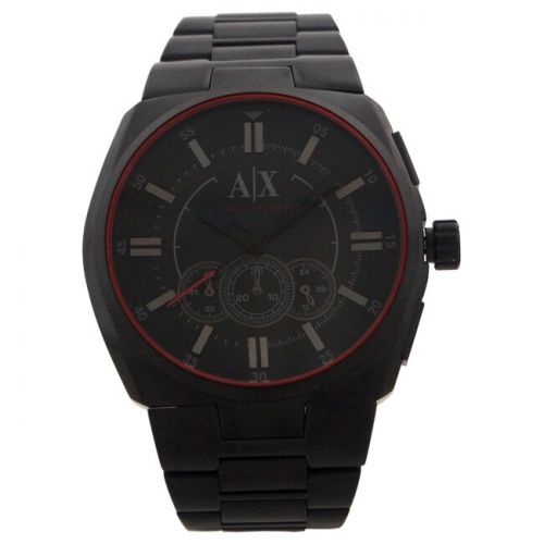  Armani Exchange Men ft s Chronograph Black Dial Black Stainless Steel Bracelet Watch AX1801 by Armani Exchange