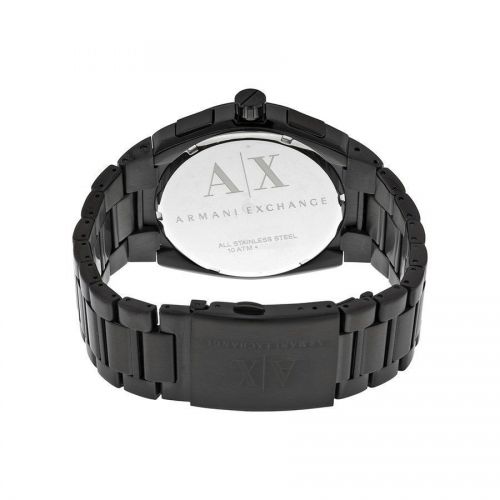  Armani Exchange Men ft s Chronograph Black Dial Black Stainless Steel Bracelet Watch AX1801 by Armani Exchange