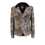 Armani Collezioni Velvet details shimmering blazer