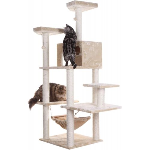  Aeromark International Armarkat Cat tree Furniture Condo, Height -70-Inch to 75-Inch