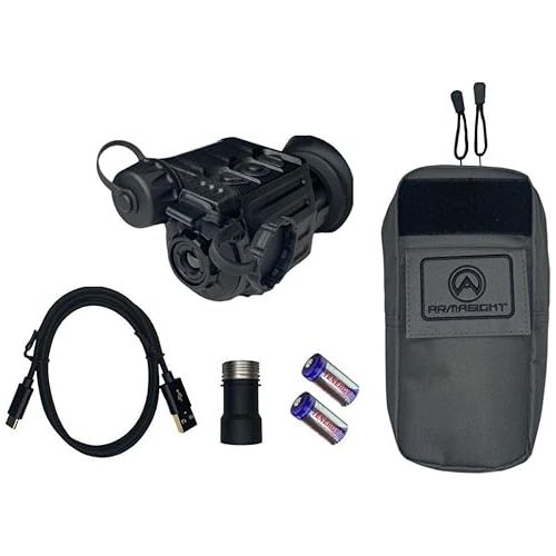  Armasight Sidekick 320 Mini Thermal Monocular with Armacore 320 Thermal Core, 3-Button Control, Compass, and Image Detail Enhancement (Gray)