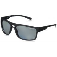 Arnette Mens Brapp Polarized Wrap Sunglasses, MATTE BLACK, 62 mm