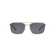 Arnette Mens Marboneng Polarized Rectangular Sunglasses, Gunmetal Rubber, 62 mm