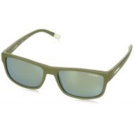 Arnette Mens Lastarria Rectangular Sunglasses, Matte Military Green, 58 mm