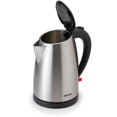  Aroma 1.7 L Electric Kettle, Stainless Steel