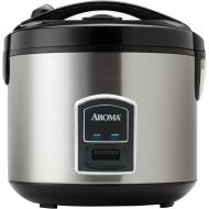 [아마존베스트]Aroma Housewares 20-Cup (Cooked) (10-Cup UNCOOKED) Cool Touch Rice Cooker and Food Steamer, Stainless Steel Exterior (ARC-900SB)