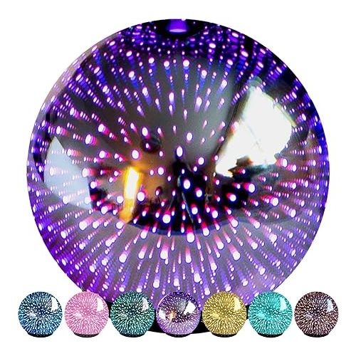  Aroma Outfitters 3D Galaxy Ultrasonic Glass Aromatherapy Diffusers | Aromatherapy Diffuser That Purifies Air | Aromatherapy Oils Humidifier with Amazing LED Lights | Home Essentials | 3D Glass 200ml