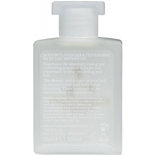  Aromatherapy Associates Lavender & Peppermint Bath & Shower Oil, 1.86 Fl Oz