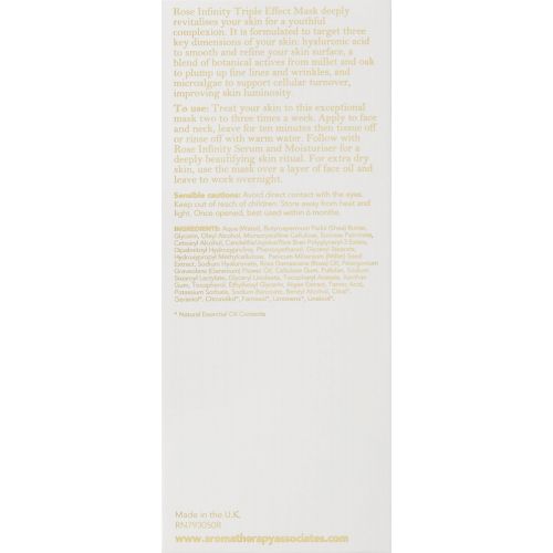  Aromatherapy Associates Rose Infinity Triple Effect Mask, 1.69 fl.oz.